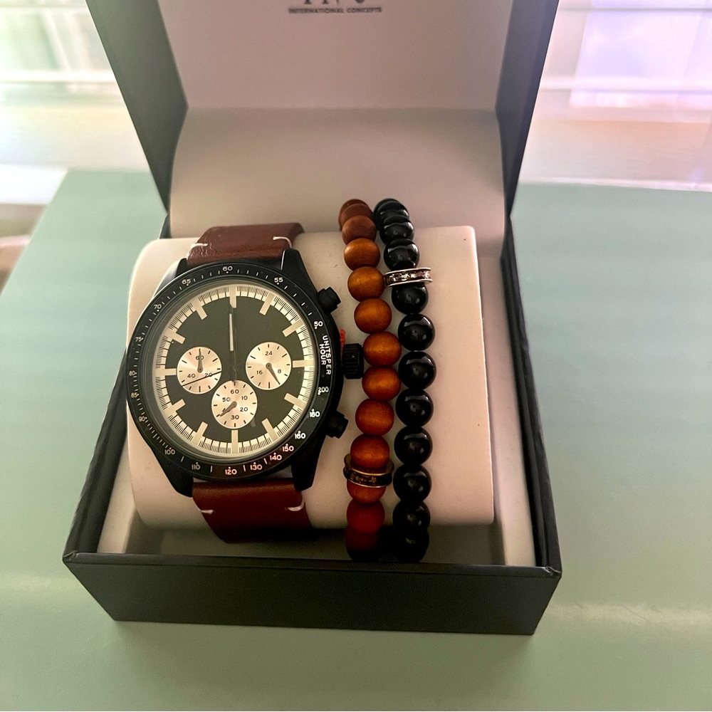 New Men’s INC Watch w Matching Bracelet